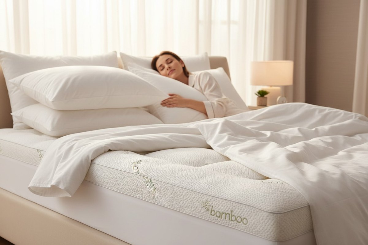 Premium Bamboo Mattress Topper